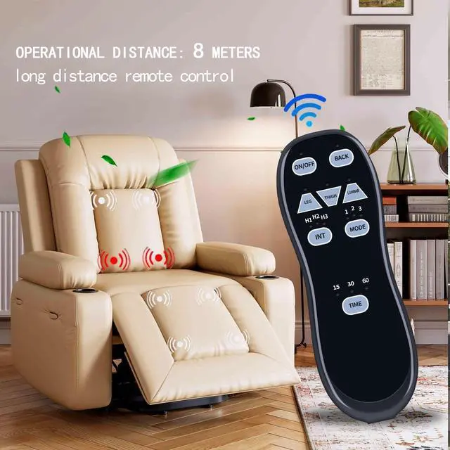 Alt view image 4 of 5 - PZL Replacement Remote Control fit for Flamaker Rocking Chair Recliner Chair with Massage EB8BFB436-ce2f6a0371