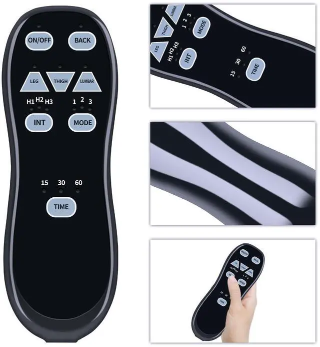 Alt view image 5 of 5 - PZL Replacement Remote Control fit for Flamaker Rocking Chair Recliner Chair with Massage EB8BFB436-ce2f6a0371