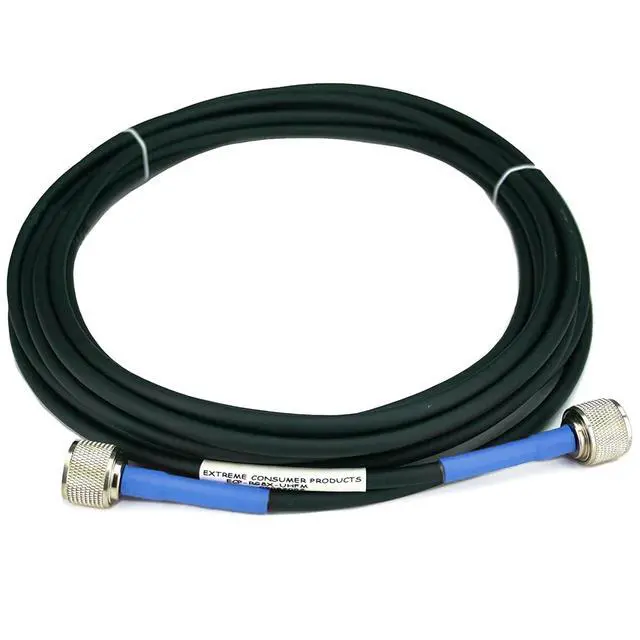 Alt view image 2 of 5 - Extreme Consumer Products ECP Cable Experts RG-8X Coax Cable - 1.5 FT PL259 M/M Connectors - Heavy Duty Indoor/Outdoor Weatherproof Jumper Cables - CB, Ham Radio, Short Wave Radio - HF, VHF, UHF