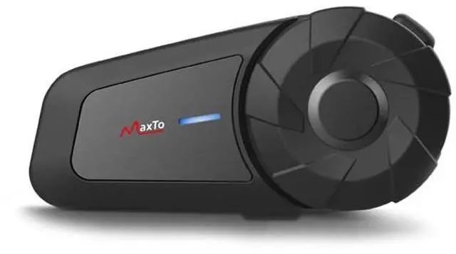 Main image of MAXTO Motorcycle Bluetooth Headset, MX1 2-Riders 800M Universal Intercom Communication Systems, HiFi Stereo Sound/IPX6 Waterproof, Motorcycle Helmet Speaker-Intercom-Headset,1 Pack