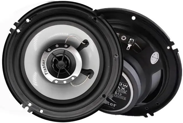 Main image of KG 2PCS Car Coaxial Speakers 6-Inch- High-Fidelity Stereo Upgrade for Car Doors with Dust Covers & Audio Cables ^^ Easy Installation ^^ Enhanced Sound Quality (TS-G1641R)