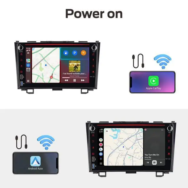 Alt view image 2 of 5 - YZKONG Linux Car Stereo Toyota Tacoma 2005-2015 Wireless CarPlay