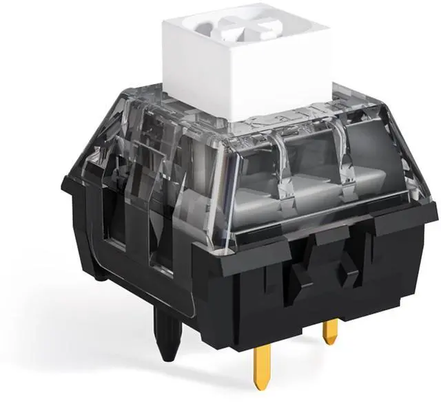 Main image of Kailh Box White V2 Switch for Mechanical Gaming Keyboard, 5 Pin Clicky Switch Box V2 White,108PCS
