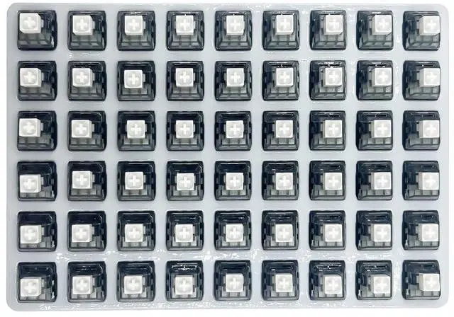 Alt view image 4 of 5 - Kailh Box White V2 Switch for Mechanical Gaming Keyboard, 5 Pin Clicky Switch Box V2 White,108PCS