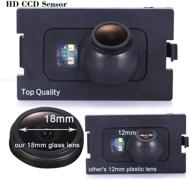 Alt view image 3 of 5 - HD 1280x720 Pixels 1000 TV Lines Waterproof Car Rear View Backup Camera, Parking Cameras Replacement for Land Rover Freelander 2 Discovery 3 LR3 Discovery 4 LR4 Range Rover Sport