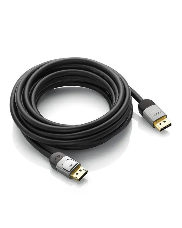 Alt view image 3 of 4 - Zeskit Maya Certified DP 1.4 Cable, 4K 120Hz 8K 60Hz 1440p 144Hz 240Hz HDR 32.4Gpbs HBR3 (16ft, No Braided Jacket)
