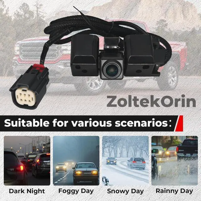 Alt view image 3 of 5 - ZoltekOrin OEM Backup Camera 23306741 Reverse Parking Assist Camera