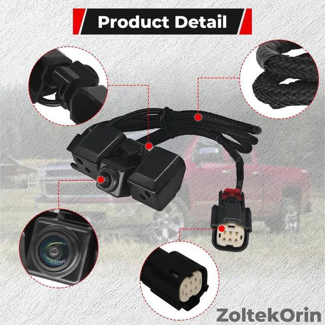 Alt view image 4 of 5 - ZoltekOrin OEM Backup Camera 23306741 Reverse Parking Assist Camera