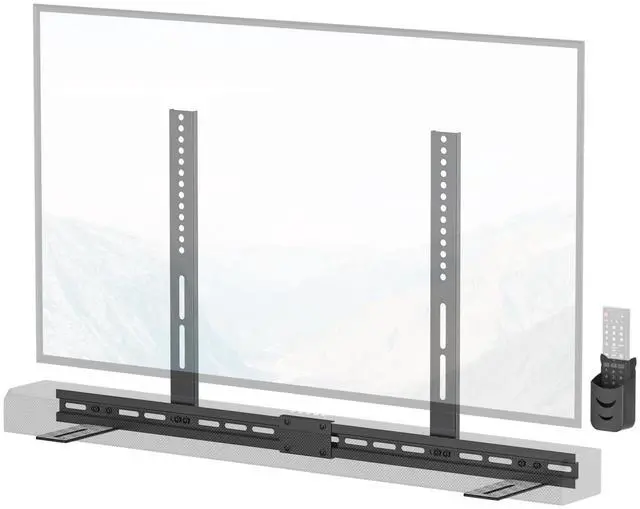 Main image of Sound bar TV Mounts for Sony Soundbar TV Mount with Remote Holder - 13" Adjustable Height for Sony Soundbar Mounting Bracket Hold 35Lbs for Space Saving