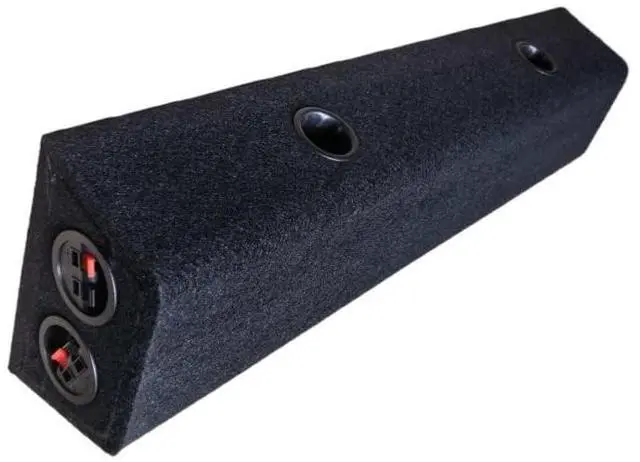 Alt view image 5 of 5 - 6.5" Black Four Hole Extended One-Piece Subwoofer Speaker Case Car Stereo Speaker Case for Car Audio Tuning