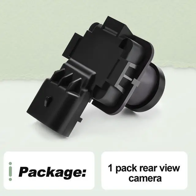 Alt view image 3 of 5 - Rear View Camera Park Assist Backup Reverse Camera Black Compatible with 2019-2021 Ranger Replace KB3Z-19G490-B KB3Z19G490B FO1960185 PAC504