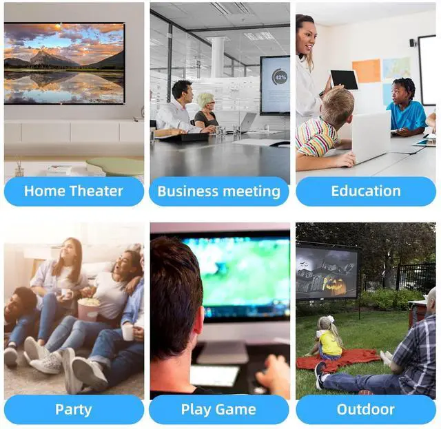 Alt view image 2 of 5 - Projector Screen,HUANYINGBJB 4K 16:9 HD Rear Front Projector Screens Foldable Projection Screen Double-Sided Portable Outdoor Indoor Projectors Screen for Movie Home Theater (200 inches)