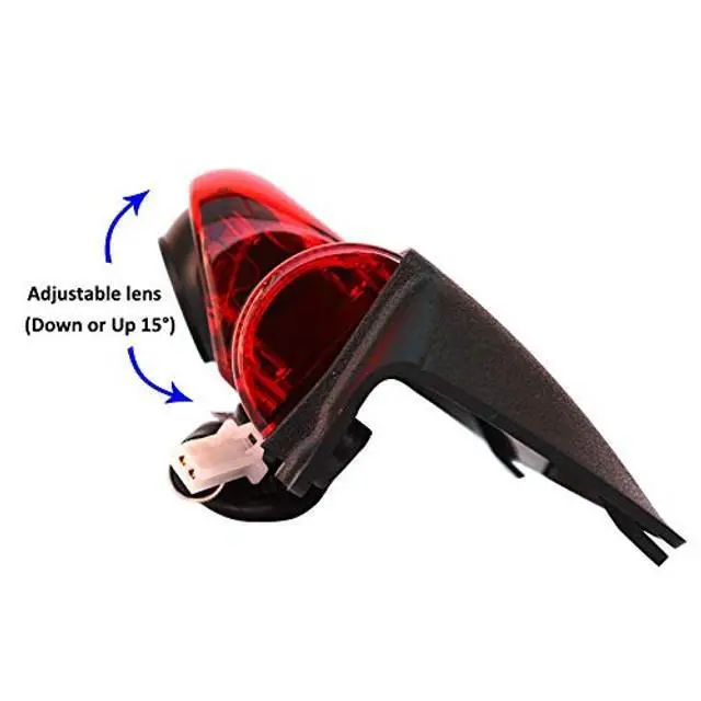 Alt view image 3 of 5 - Backup Camera Compatible for Chevrolet Express GMC Savana Cargo Van Transporter Chevy Express/GMC Savana Explorer Replace Thrid Brake Light (Without Monitor)