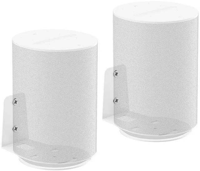 Main image of Chunxiao Pair of Speaker Mount for Sonos Era 100 & Era 100 SL Wall Mount White - Simple Metal Speaker Wall Mount for Sonos Era 100 Mount Bracket Easy to Install