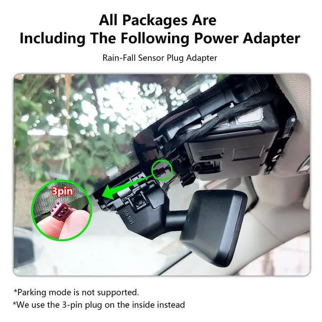 Alt view image 3 of 5 - Mangoal 4K Dash Cam Custom for BMW X4 Gen2 G02 2019-2025 X4M F98 2020-2025(Model B), X4M M40i xDrive30i, OEM Style, 2160P UHD Video, WiFi & APP, 64GB Card