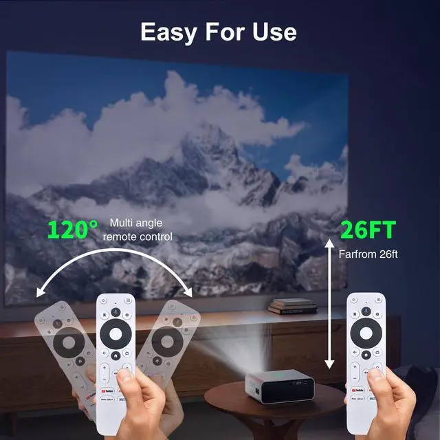 Alt view image 5 of 5 - New Replacement Remote Control Compatible for BenQ HT4550i 4K LED Projector R-C-OHS-C008