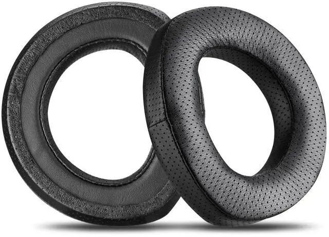 Main image of Matecastle Upgraded Fenestrated Sheepskin Leather Ear Pads Compatible with Sennheiser HD820 Audiophile Headphones,Perforated Lambskin Ear Cushions for HD820 Headsets (Black)