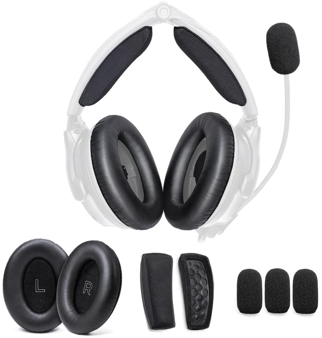 Main image of Voarmaks Ear Pads & Headband & Mic Covers for Bose A30 Aviation Headset