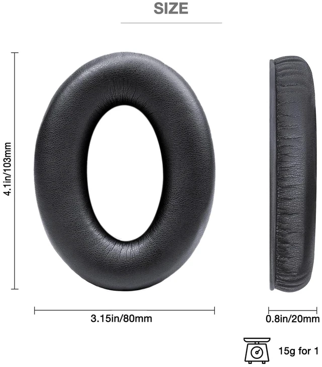 Alt view image 4 of 5 - Voarmaks Ear Pads & Headband & Mic Covers for Bose A30 Aviation Headset