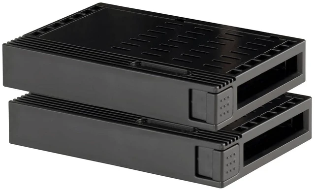 Alt view image 2 of 5 - DupliM 2.5 HDD Adapters for 3.5 Drive Bays (2-Pack) Easy 2.5 to 3.5 SATA HDD Conversion