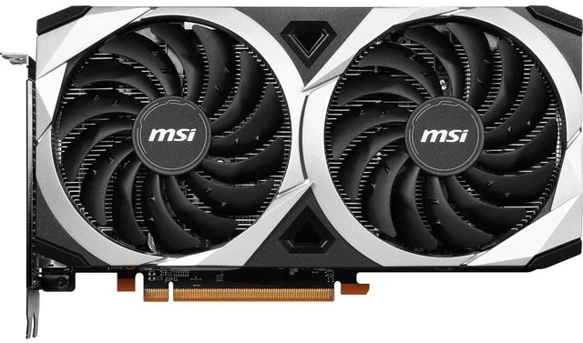Main image of MSI Radeon RX 6600 XT MECH 2X 8G OC Gaming Graphics Card - 8GB GDDR6, 2602MHz, PCI Express 4, 128-bit, 3X DP v 1.4, HDMI 2.1 (Supports 4K & 8K)
