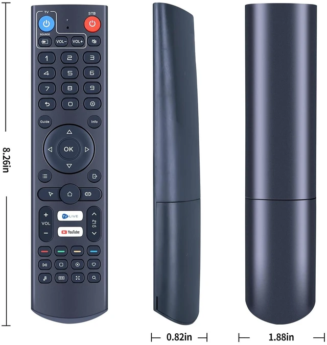 Alt view image 4 of 4 - Replacement Remote for ACECONN TV Plus Pro Media Streamer