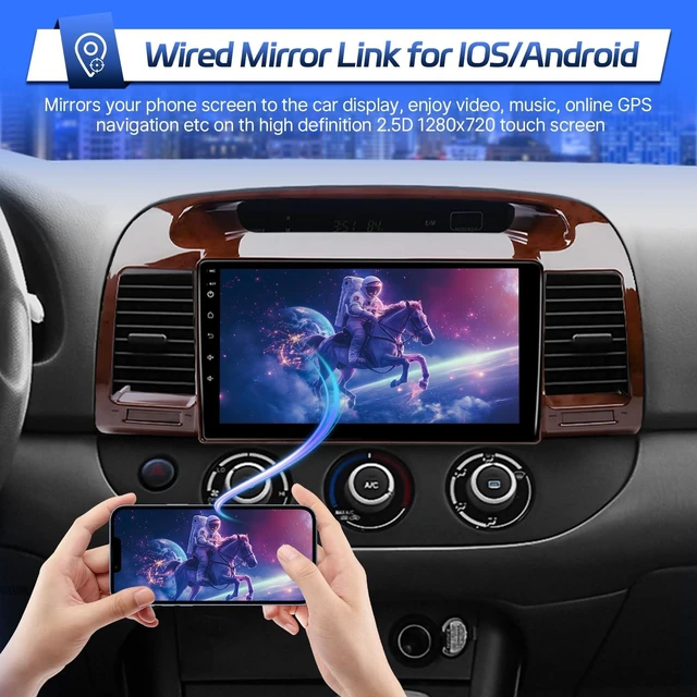Alt view image 4 of 5 - Leadfan Linux Car Radio Upgrade for Toyota Camry 2002-2006(No J.B.L)