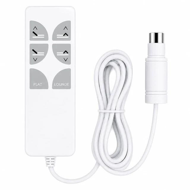 Alt view image 2 of 5 - Replacement for Leggett and Platt, Sealy Swingline, Craftmatic Adjustable Bed Base Wired Remote Control