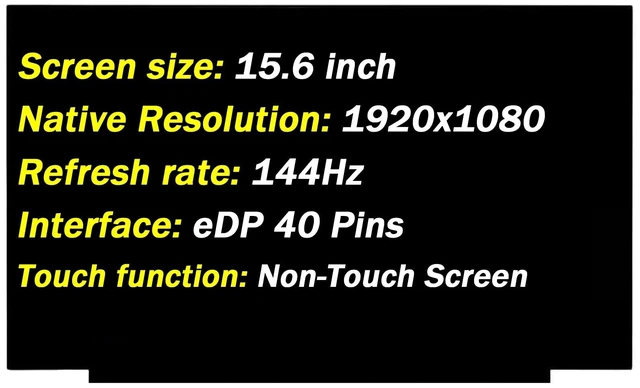 Main image of for Acer Nitro 5 N20C1 AN515-55 LM156LF2F02 Non-Touch Screen Replacement