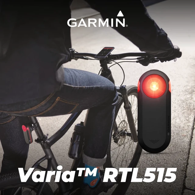 Alt view image 4 of 5 - Wearable4U - Garmin Varia RTL515 Cycling Rearview Radar with Visual and Audible Alerts for Vehicles and Power Bundle