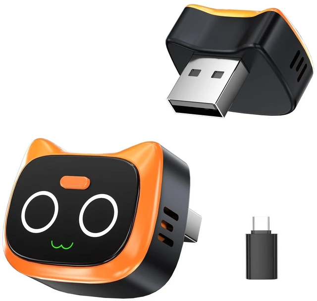 Main image of Fenpos 2 in 1 Wireless CarPlay and Android Auto Adapter, Easy Setup Plug and Play, Fast Seamless Use Supports 1000+ Cars with Built-in Wired Car Play/Android Auto Compact Design Car Adapter