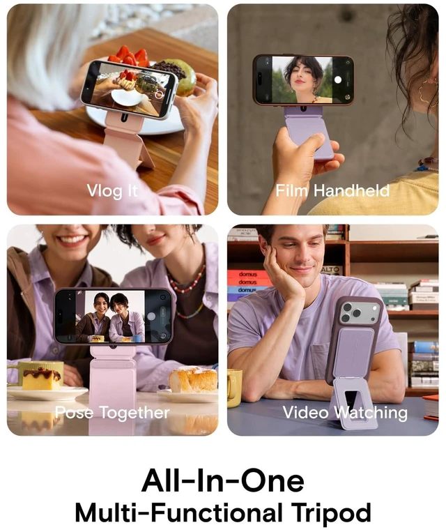 Alt view image 5 of 5 - MOFT Snap Phone Tripod Stand AERA, Portable Selfie Stick, iPhone Tripod