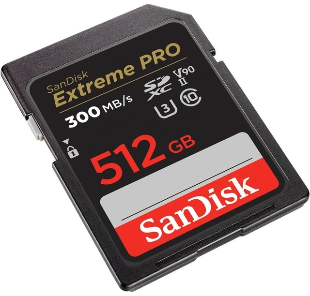 Alt view image 3 of 4 - SanDisk 512GB Extreme PRO UHS-II V90 SDXC Memory Card