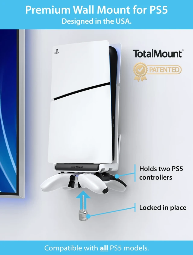Alt view image 2 of 5 - TotalMount for All PS5 Models Premium Cooling Level Stops Vibration
