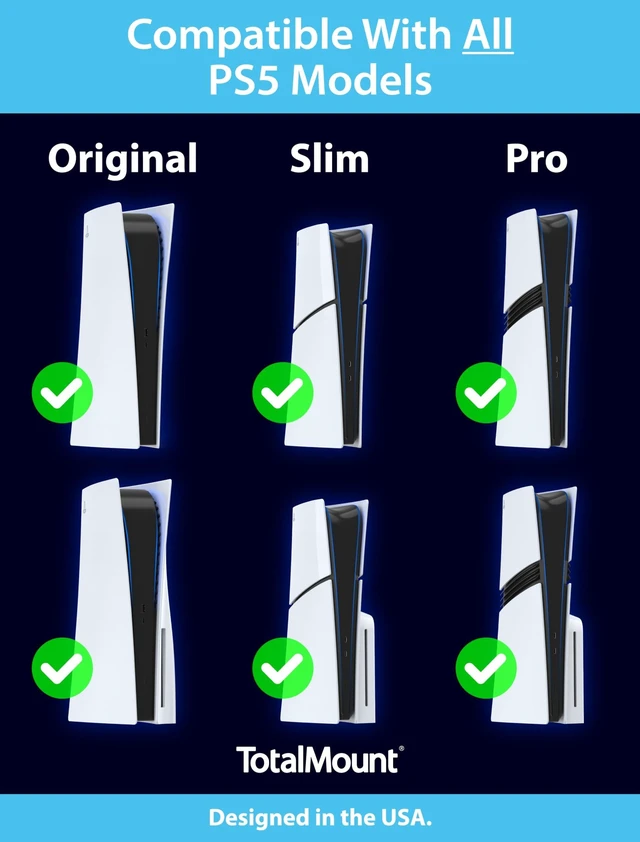 Alt view image 3 of 5 - TotalMount for All PS5 Models Premium Cooling Level Stops Vibration