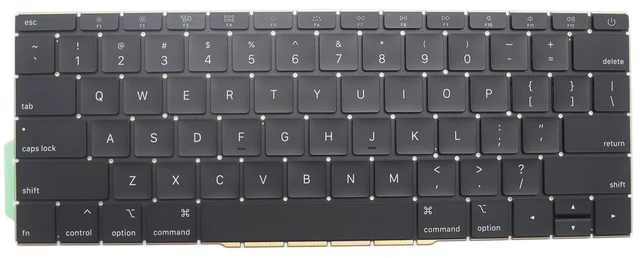 Main image of New Replacement Keyboard Compatible with M Book Pro 13" A1708 Without touchpad bar M Book Pro14,1 M Book Pro13,1 A1708 Late 2016 mid 2017 US Layout (NOT fit A1707 A1706 Series)