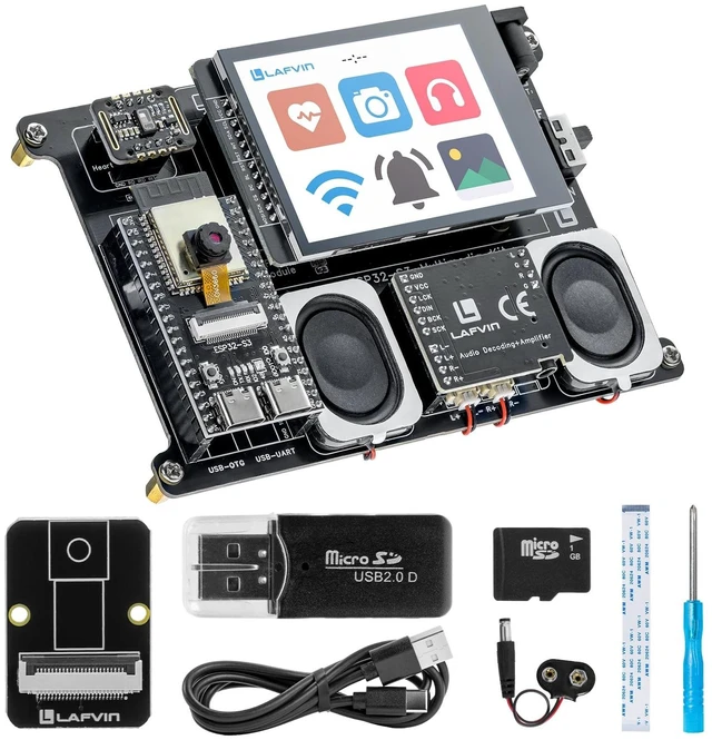 Main image of LAFVIN ESP32-S3 Multimedia Development Kit with Detailed Tutorial