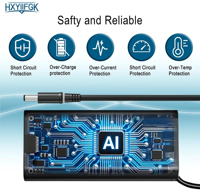 Alt view image 2 of 5 - 330W 19.5V 16.92A Laptop Charger Compatible with Dell Alienware M18 R2/R1