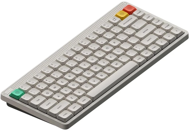 Main image of nuphy Node75 Hot-swap Wireless Mechanical Keyboard White-Red Nano Switch