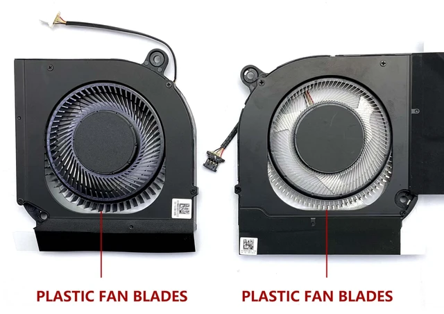 Alt view image 2 of 4 - BestParts New CPU+GPU Fan Replacement for ACER Predator Triton 300 (PT315-53) Gaming Laptop 15.6'' (Double ABS Fan Blades)