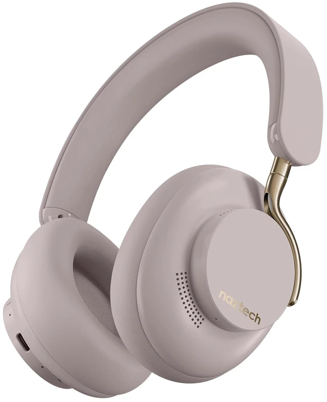 Main image of Naztech Aura 360 - Vintage 24HR+ Talk Time w/ANC Over Ear Bluetooth Wireless Headphone Headphones for Travel and Leisure, Multipoint Connection Dual Voice Mic.