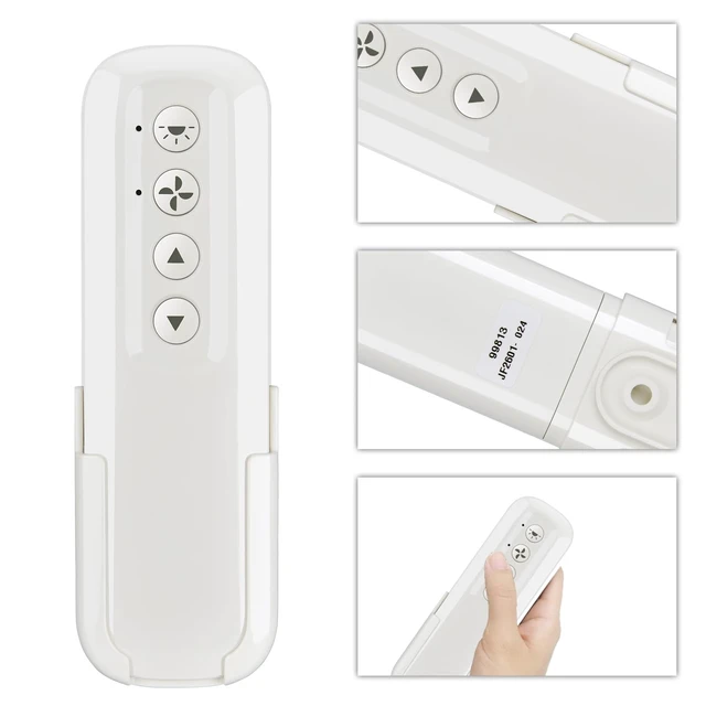 Alt view image 3 of 5 - Replace Remote for 99813 Hunter Fan Receivers 434MHz 3-Speed 99814 99106