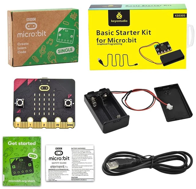 Main image of KEYESTUDIO Micro:Bit V2 Starter Kit Microcontroller for Coding