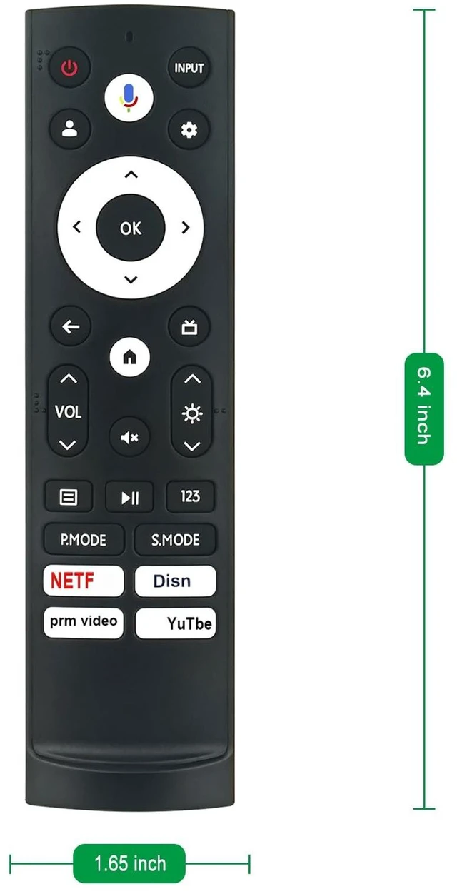 Alt view image 5 of 5 - ERF3AE90H Replace Voice Remote Control Compatible with Hisense PX2-PRO