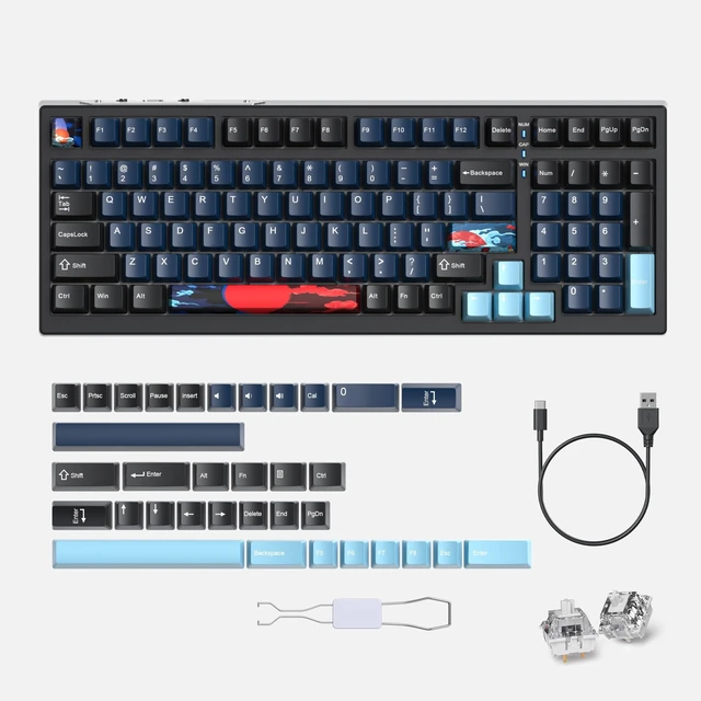 Alt view image 5 of 5 - surmen 96% Wired Mechanical Keyboard