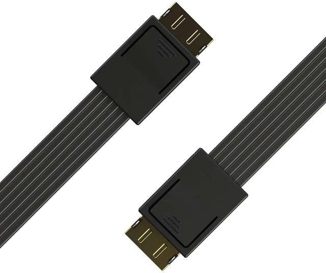Alt view image 3 of 3 - LINKUP OCuLink PCIe Gen4 SFF-8611 4i Cable ^^ 50cm