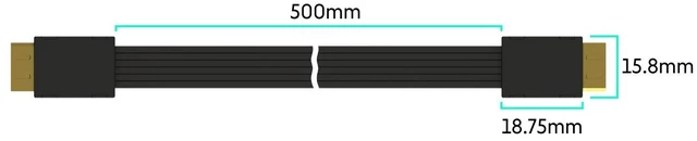Alt view image 2 of 3 - LINKUP OCuLink PCIe Gen4 SFF-8611 4i Cable ^^ 50cm