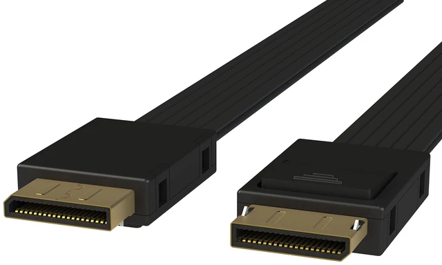 Main image of LINKUP OCuLink PCIe Gen4 SFF-8611 4i Cable ^^ 50cm