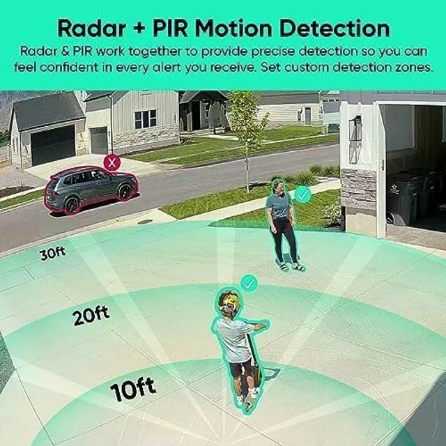 Alt view image 4 of 5 - Wyze Battery Cam Pro 2K HDR Wireless Outdoor Indoor Security Camera, 2-Pack