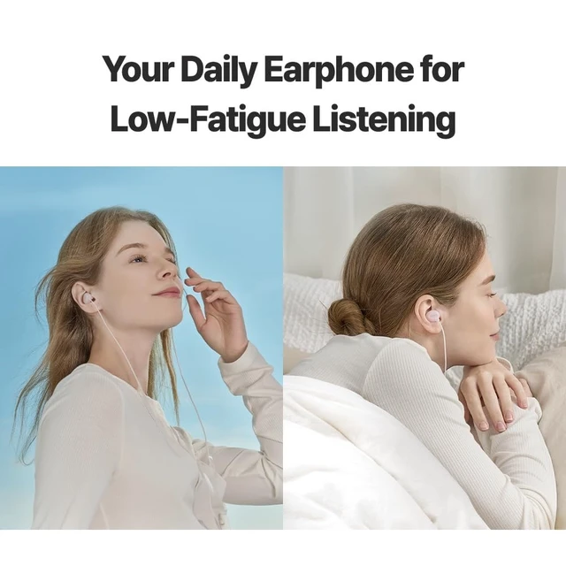 Alt view image 2 of 5 - AZLA ASE-600 ASMR USB-C Wired Earbuds with Mic for School & iPhone 17